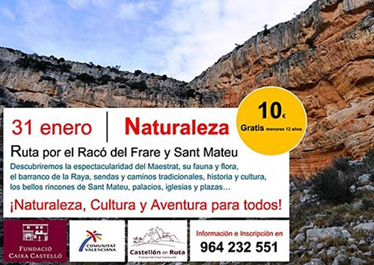 Ruta por el Racó del Frare y Sant Mateu