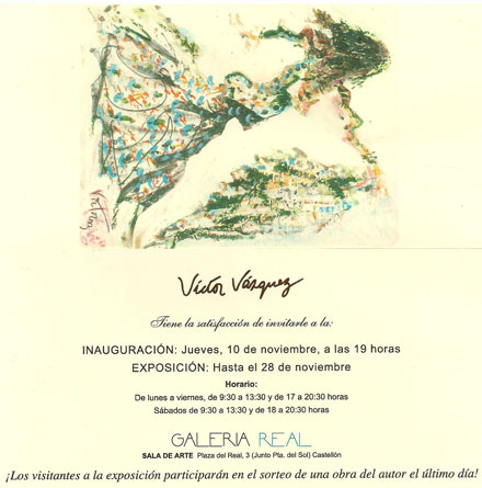 Exposición de Víctor Vázquez en la Galería Real Exposición de Víctor Vázquez en la Galería Real