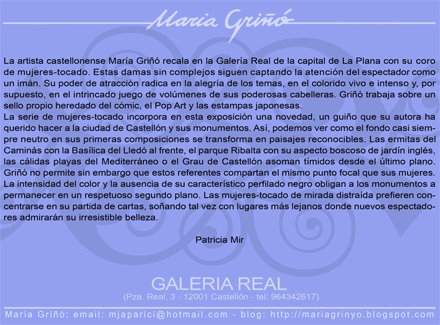 maria griño ne galeria real