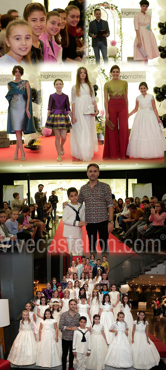 Desfile de la colección de comunión de Higinio Mateu Desfile de la colección de comunión de Higinio Mateu