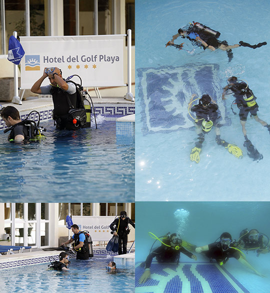 Bautismo de buceo en el Hotel del Golf Playa Bautismo de buceo en el Hotel del Golf Playa
