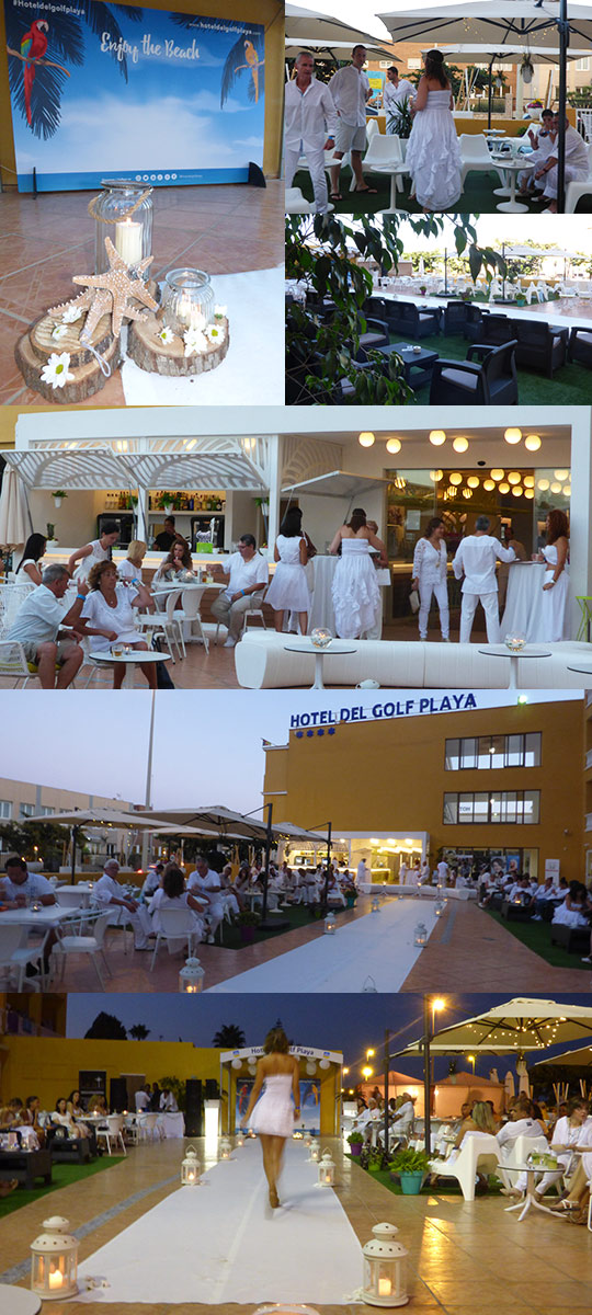Fiesta blanca esencia Ibiza en el Hotel del Golf Playa