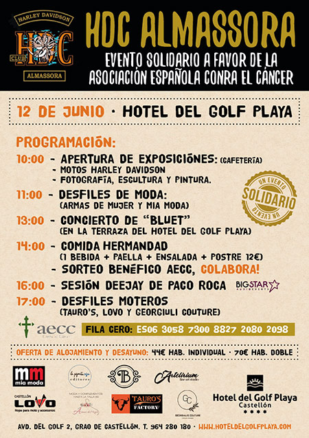 Evento solidario a favor de la AECC en el Hotel del Golf Playa Evento solidario a favor de la AECC en el Hotel del Golf Playa