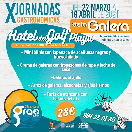 El Hotel del Golf Playa participa en las jornadas de la galera El Hotel del Golf Playa participa en las jornadas de la galera