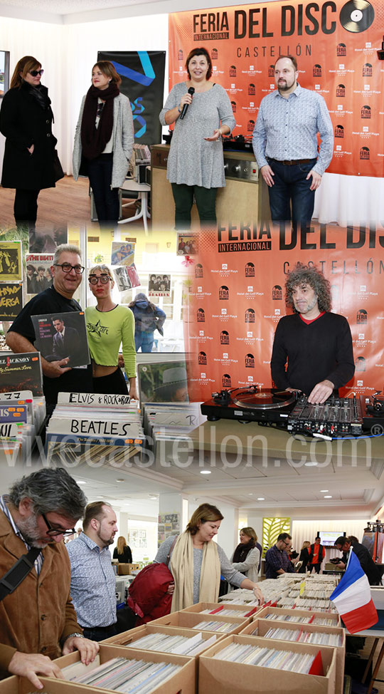 Inauguración de la 3ª Feria Internacional del Disco Castellón Inauguración de la 3ª Feria Internacional del Disco Castellón