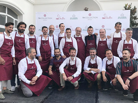 Miguel Barrera participa en el homenaje de la Real Academia  de Gastronomía a la cadena NH Hotel Group