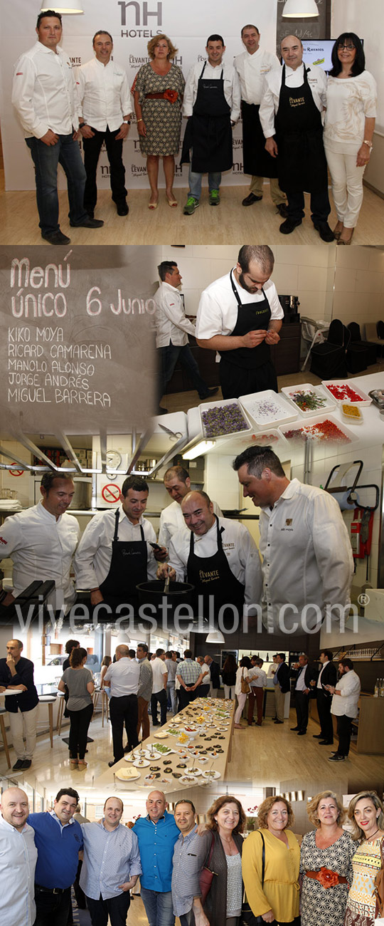 Chefs con estrella Michelin de Levante en el hotel NH Mindoro Chefs con estrella Michelin de Levante en el hotel NH Mindoro