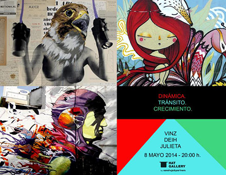 Exposición de Street Art. Dinámica, tránsito, crecimiento