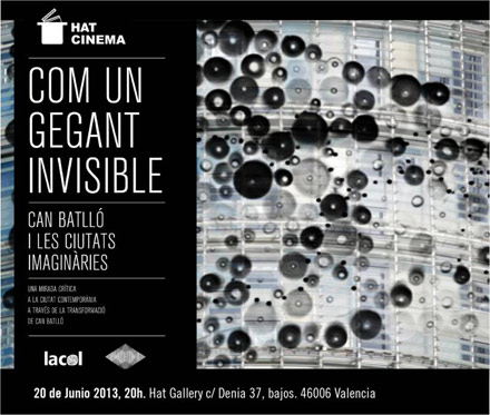 proyección y posterior coloquio-debate del documental COM UN GEGANT INVISIBLE proyección y posterior coloquio-debate del documental COM UN GEGANT INVISIBLE