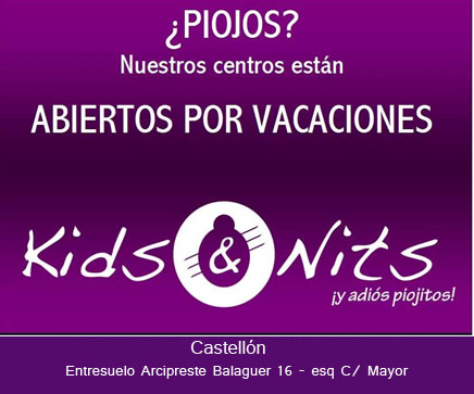 Castellón, Kids & Nits, adiós piojitos