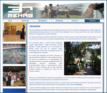 www.3hrehab.com nueva web kinesis