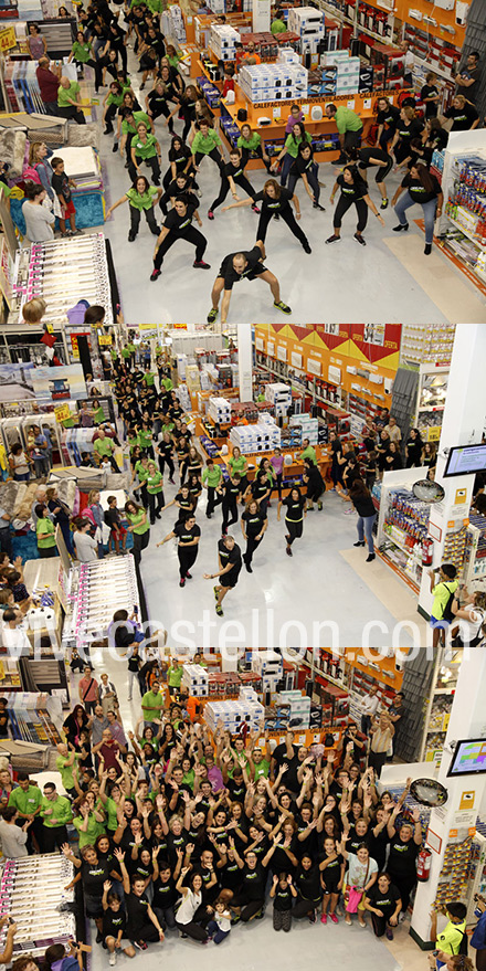 Flashmob en Leroy Merlín Castellón