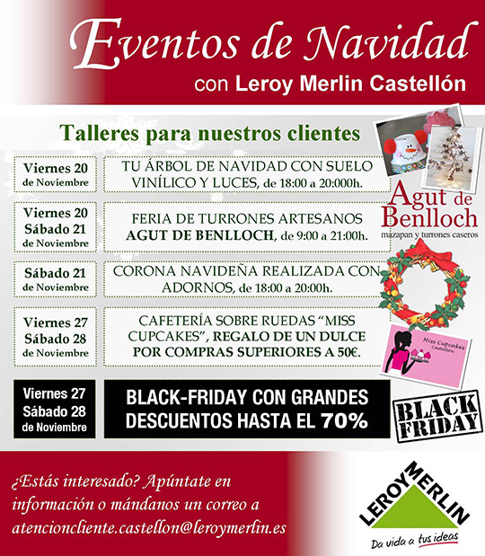 Los eventos de Leroy Merlin Castellón  