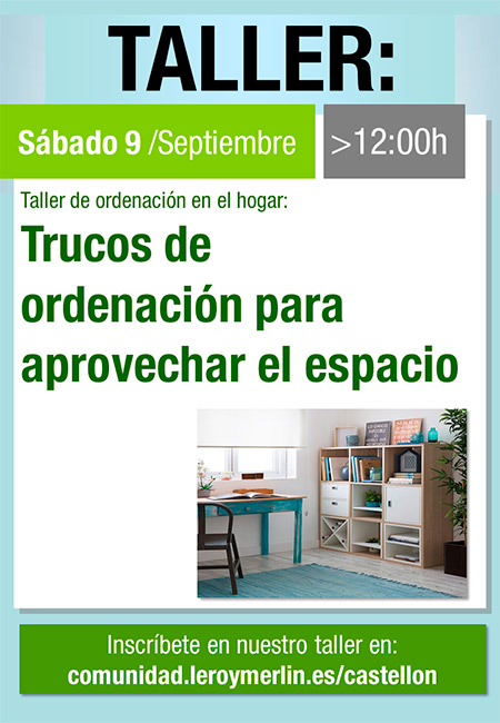 Trucos de ordenación para aprovechar espacio