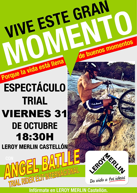 Espectáculo Trial en Leroy Merlín Castellón
