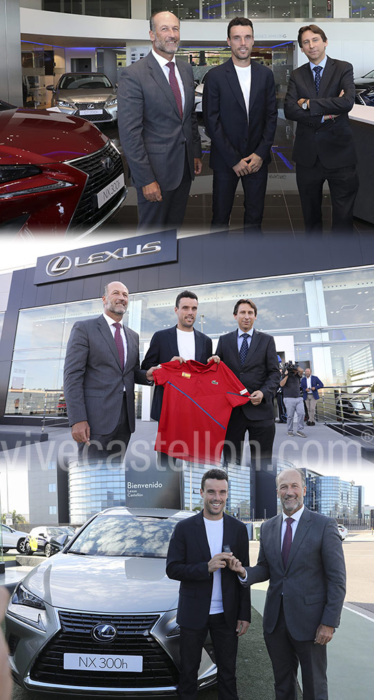 Lexus presenta a su nuevo embajador Roberto Bautista en Lexus Castellón