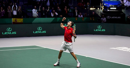 Lexus celebra la Copa Davis junto a su extraordinario embajador, Roberto Bautista