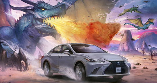 Lexus crea una original serie de dibujos Manga