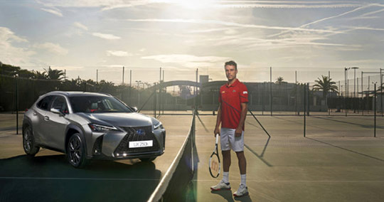 Lexus vuelve al tenis de la mano de Roberto Bautista