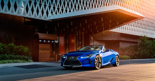 Lexus LC 500 Cabrio elegido el Mejor descapotable de 2021 en Reino Unido