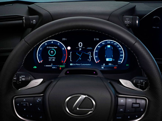 Lexus eleva la experiencia al volante con un nuevo cuadro de instrumentos Digital Cockpit