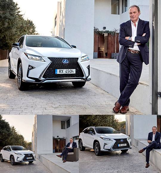 Bertín Osborne, nueva imagen de marca de Lexus para 2016