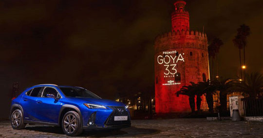 Lexus, vehículo oficial en la 33 edición de la Gala de los Premios Goya