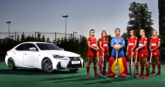 Lexus, vehículo oficial de la Real Federación Española de Hockey 