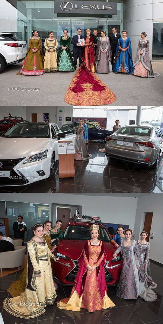 Na Violant d’Hongría y sus Dones de Companya visitan Lexus Castellón