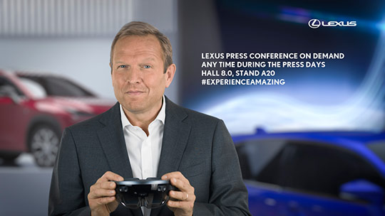 Lexus ofrece un enfoque radicalmente nuevo para la rueda de prensa en el Salón del Automóvil de Frankfurt 2017.