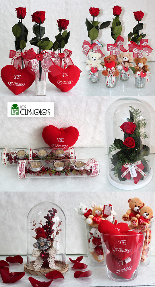 Flores para San Valentín en floristería Los Claveles Flores para San Valentín en floristería Los Claveles