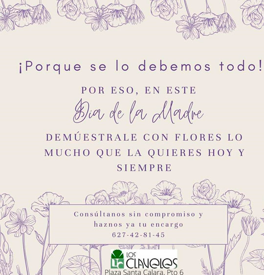 Flores para el día de la madre 