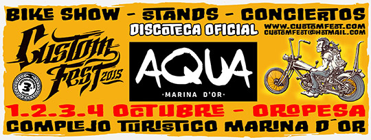 Aqua, discoteca oficial del CustomFest 2015 Aqua, discoteca oficial del CustomFest 2015