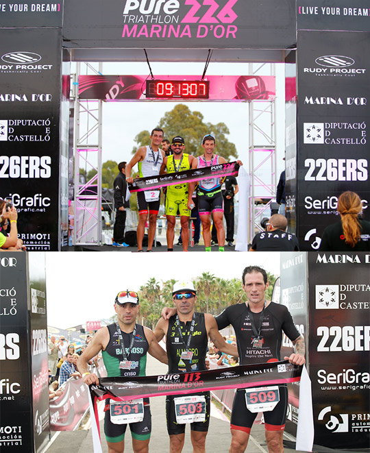José Estrangeiro y José Almagro triunfan en la I Pure Triathlon 226 Marina d’Or José Estrangeiro y José Almagro triunfan en la I Pure Triathlon 226 Marina d’Or