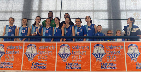 El NOU BASQUET FEMENÍ DE CASTELLÓ se hizo con el 2º puesto de la Marina d’Or Básquet Cup