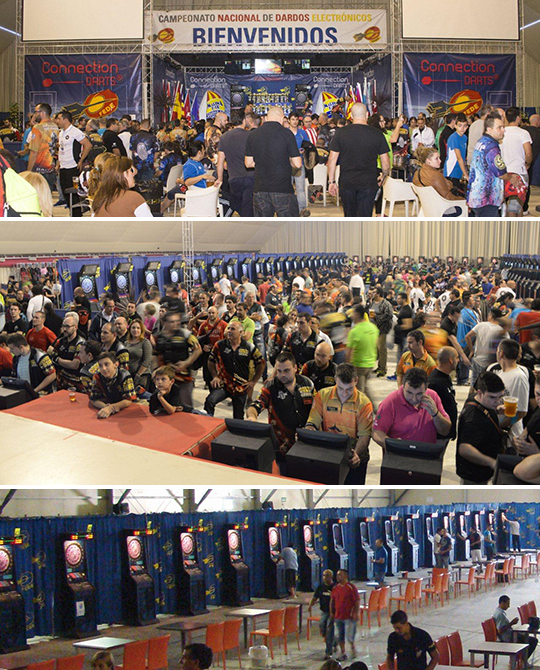 Marina d’Or acoge más de 500 equipos en la FEDE Connection Darts 