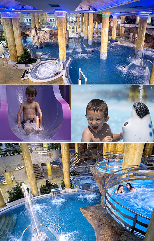 Espectacular zona infantil en el balneario de Marina d´Or