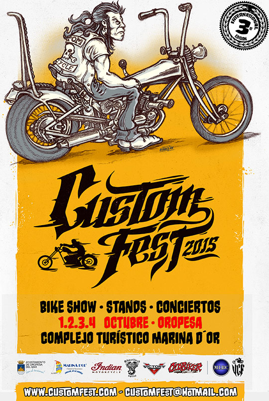 CustomFest 2015 del 1 al 4 de Octubre de 2015 en Marina D´Or 