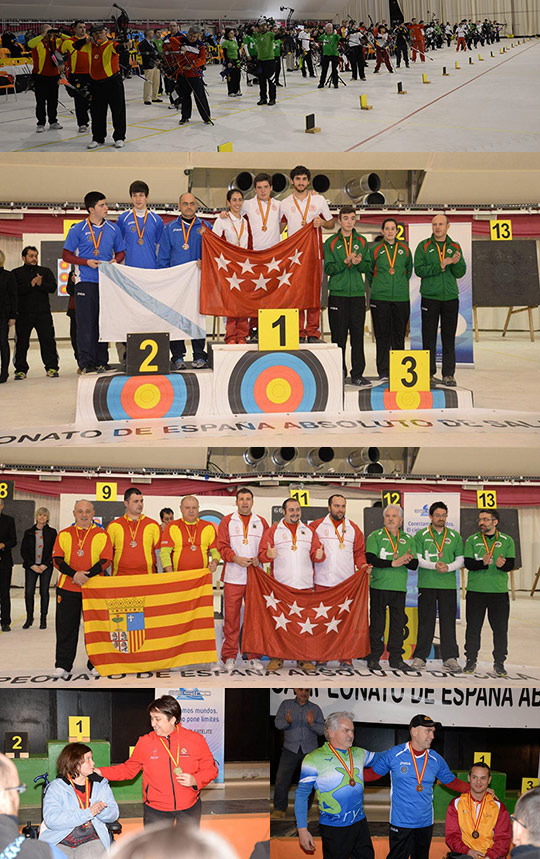 Finaliza la XLI edición del Campeonato de España Absoluto de Tiro con Arco en Sala