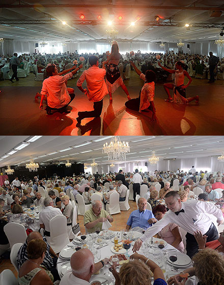 La gente mayor de Oropesa celebra su comida de hermandad en Marina d’Or La gente mayor de Oropesa celebra su comida de hermandad en Marina d’Or