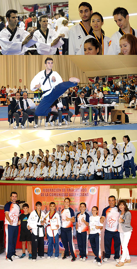 Multitudinaria participación en el campeonato de España de Poomsae en Marina d’Or