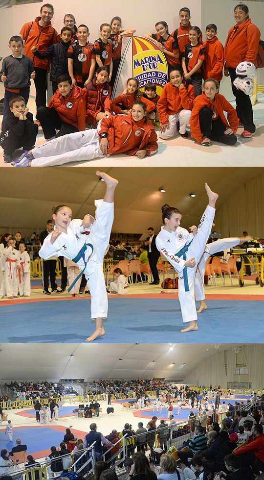 Fiesta del taekwondo regional en Marina d’Or