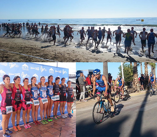 Éxito de la Copa y el Campeonato de España de Triatlón por Relevos en Marina d'Or