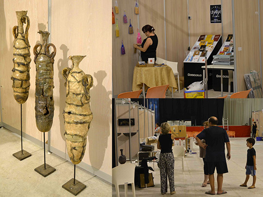 Los artistas de la V Semana del Arte dan los últimos retoques Los artistas de la V Semana del Arte dan los últimos retoques