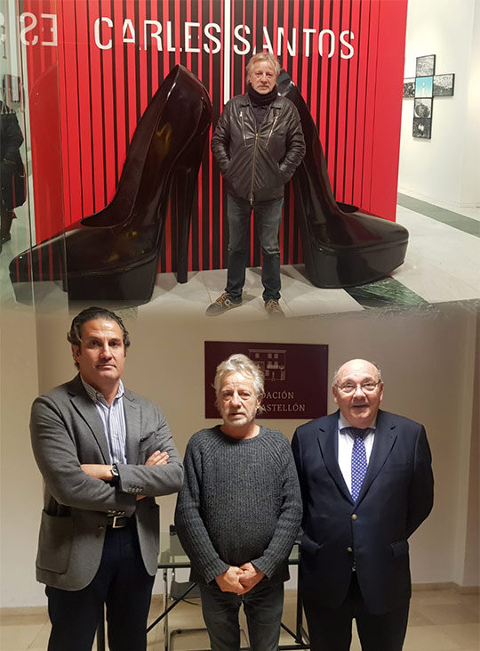 El diseñador valenciano JAVIER MARISCAL, en la Fundación Caja Castellón