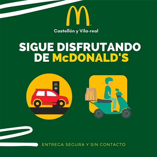 Sigue disfrutando de McDonald´s Castellón y Vila-real 