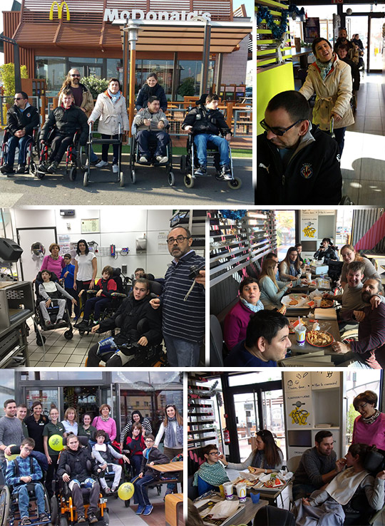 La Fundación Aspropace visita McDonald's Castellón y Vila-real La Fundación Aspropace visita McDonald's Castellón y Vila-real