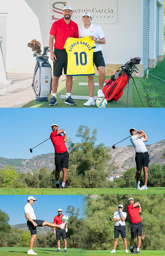 Acuerdo de colaboración del Villarreal CF con la academia de golf de Sergio García