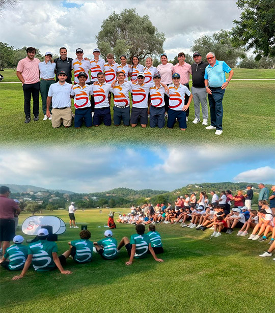 celebración del Sergio García Junior Championship