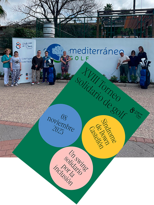 El Torneo de Golf Síndrome de Down Castellón celebra su 18.ª edición en favor de la inclusión laboral